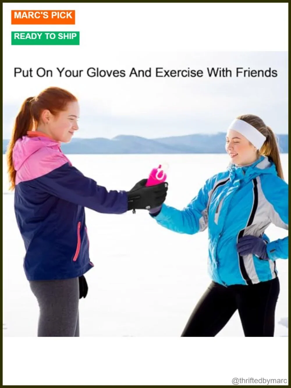 Touch Screen Winter Gloves Water Repellent Ski Gloves Anti Slip Windproof